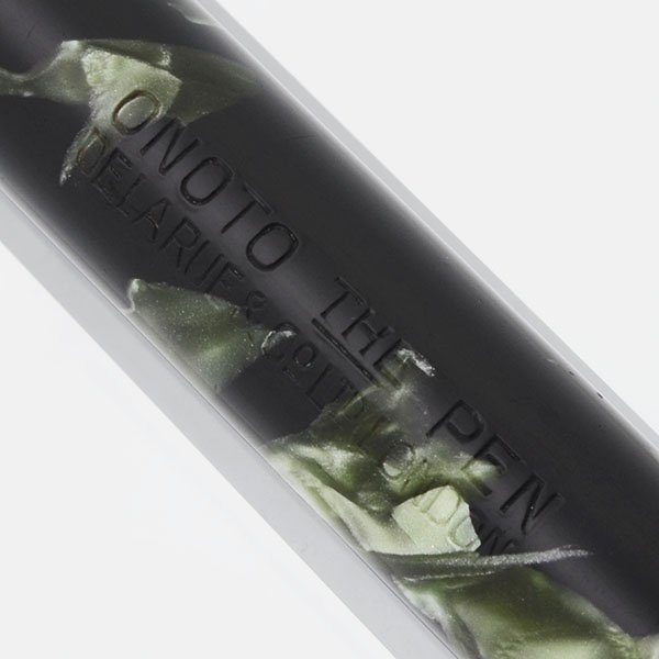 Onoto De La Rue 5601 Fountain Pen (1940s) - Green/Black Marble